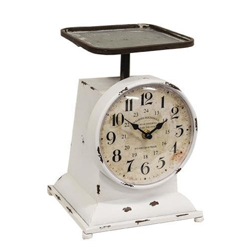 Farmhouse Kitchen Scale Clock