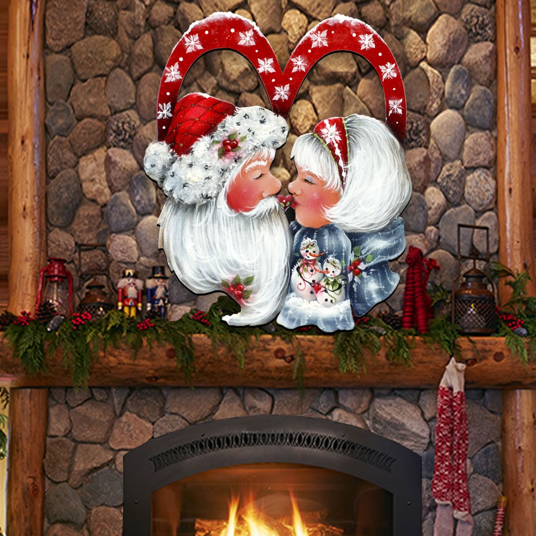 Merry Kissmas! Holiday Door Decor