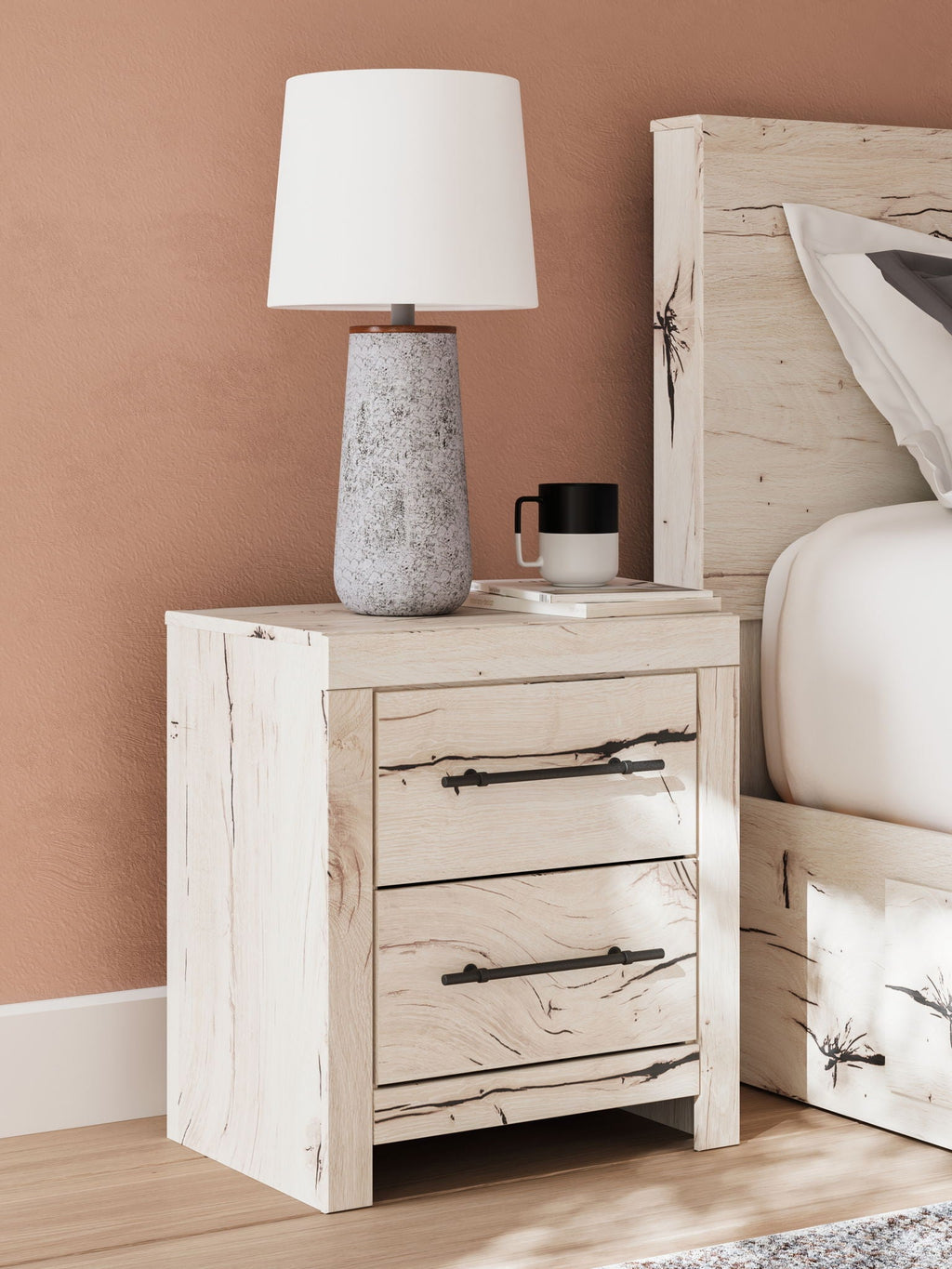 Lawroy - Two Drawer Night Stand