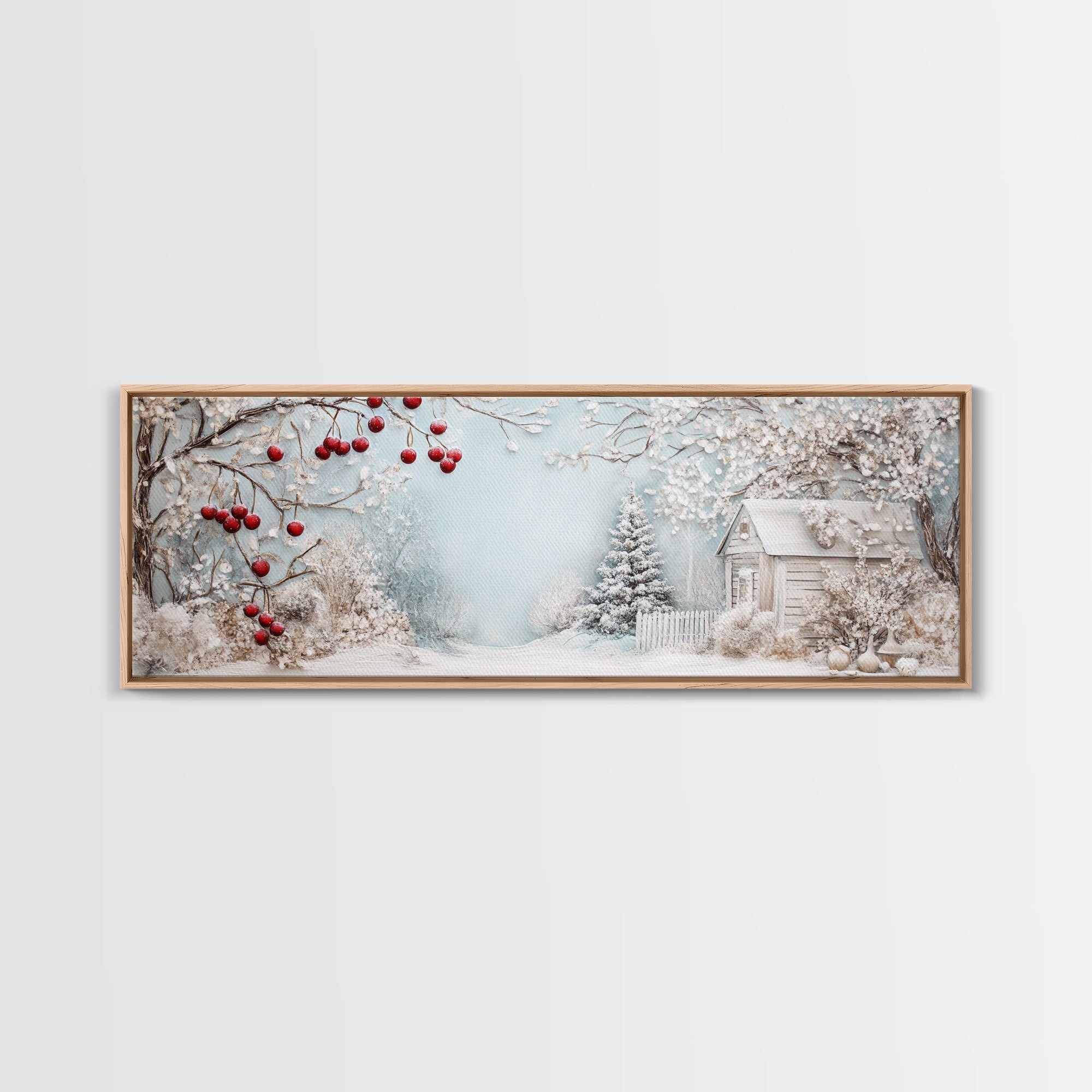 Canvas Print Winter Cherry Art