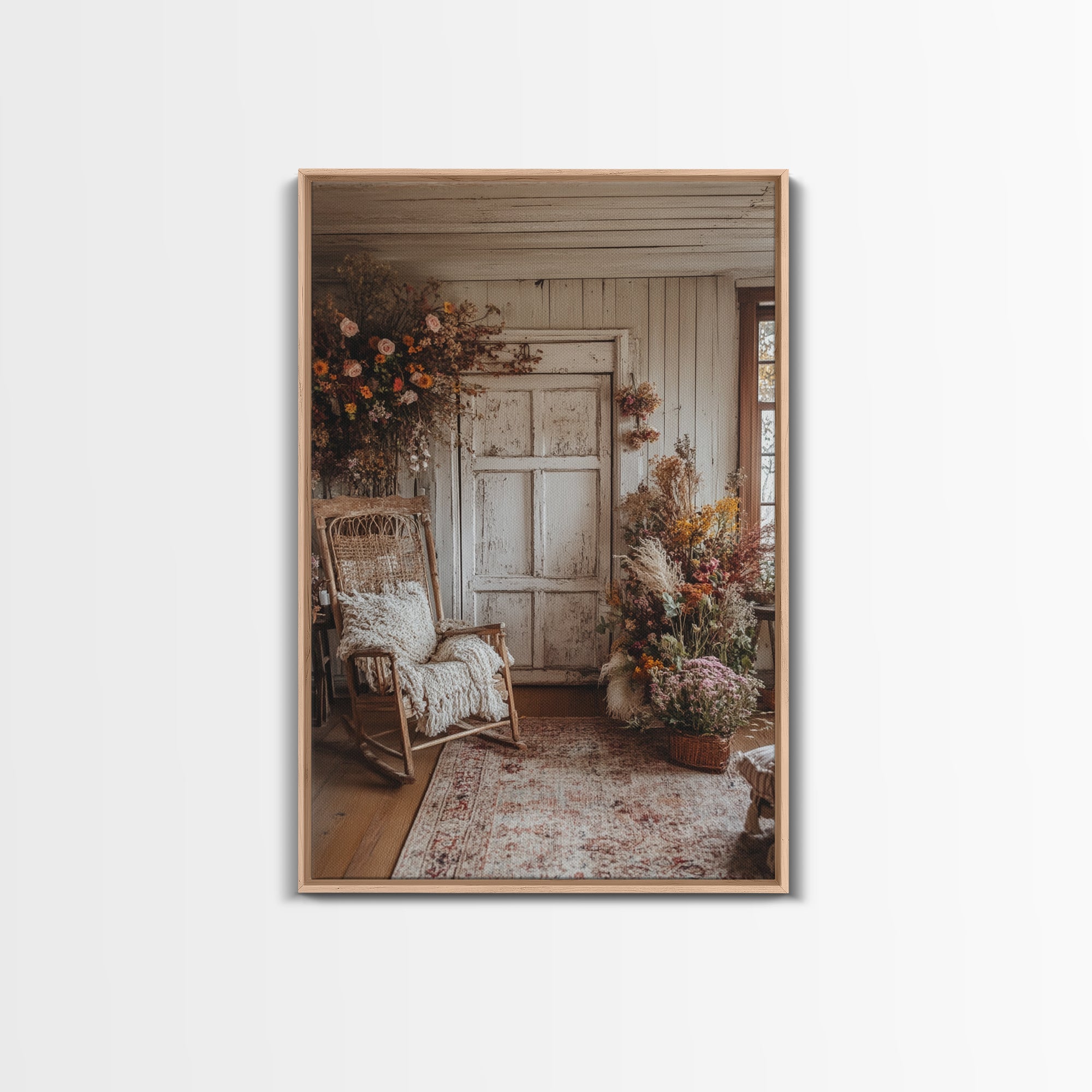 Rustic Floral Wall Art