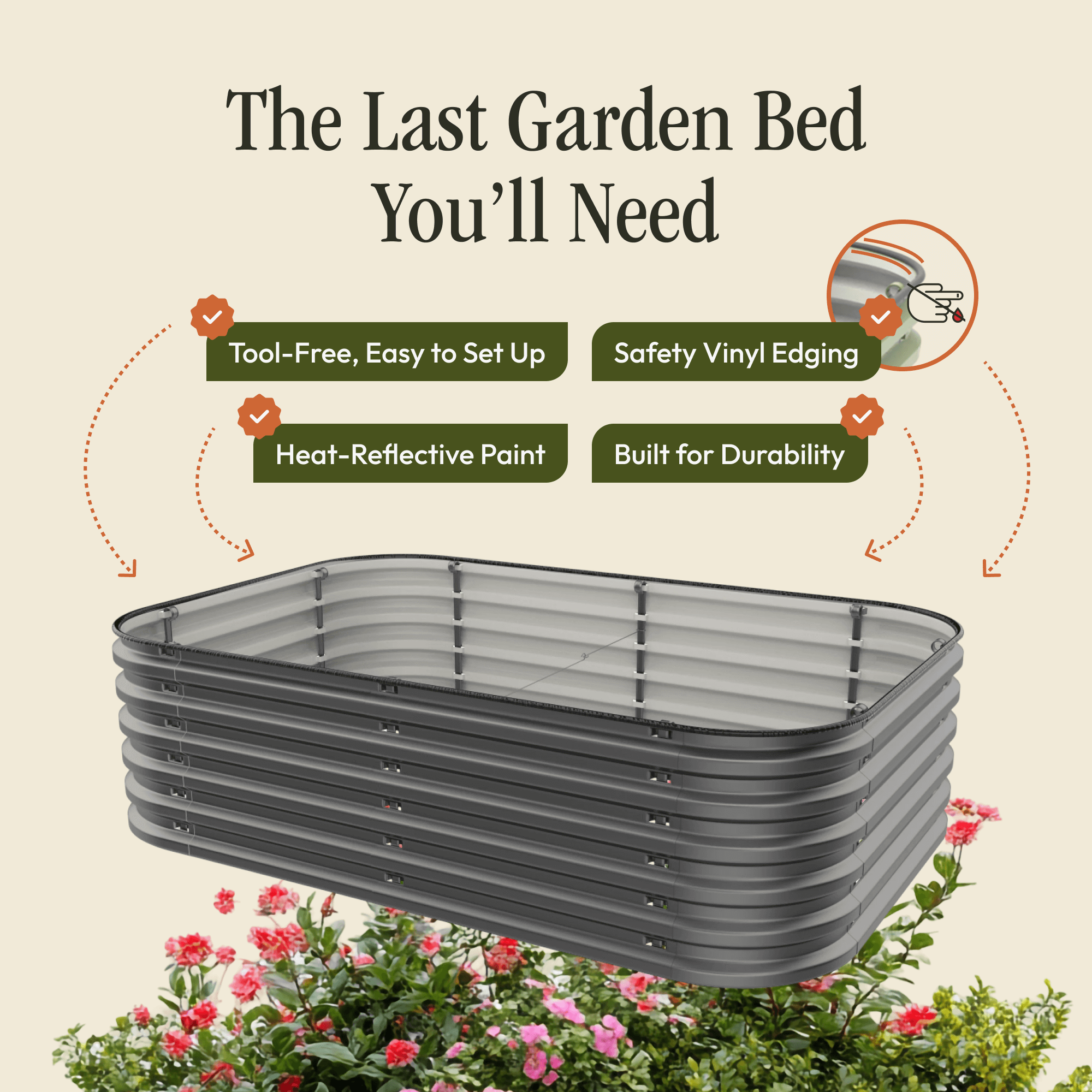 Metal Raised Garden Bed Kit
