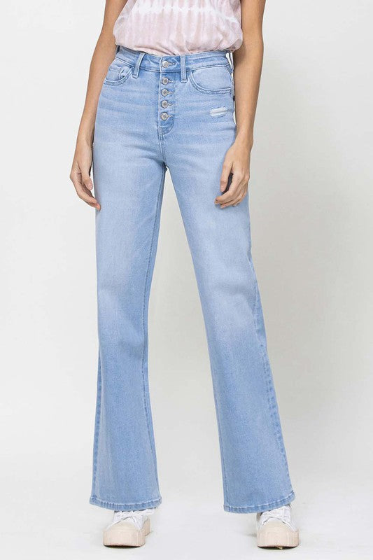 90's Style Straight Jeans