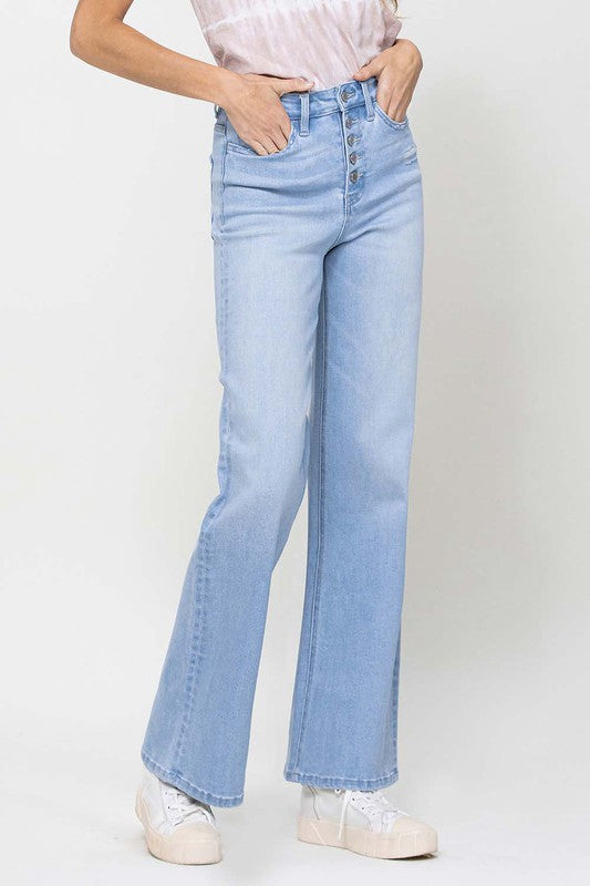 90's Style Straight Jeans