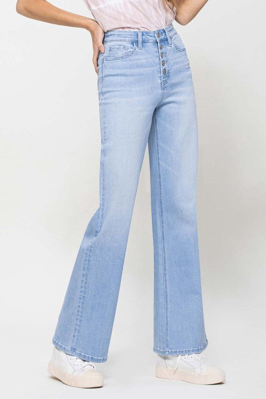 90's Style Straight Jeans