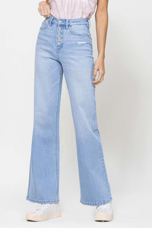 90's Style Straight Jeans