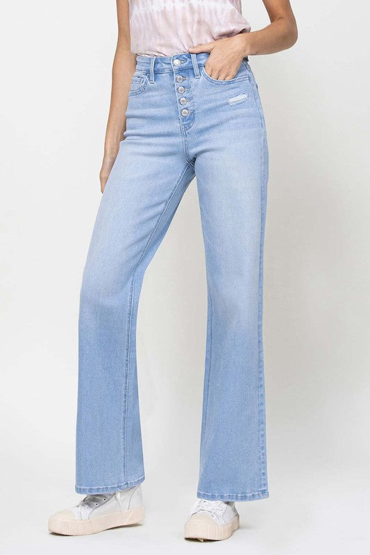 90's Style Straight Jeans