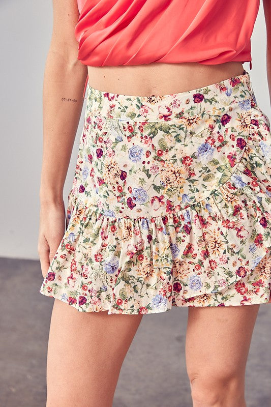 Garden Floral Skort