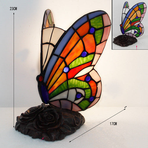 Butterfly Glass Table Lamp
