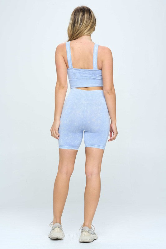 Mineral Wash Seamless Activewear Set