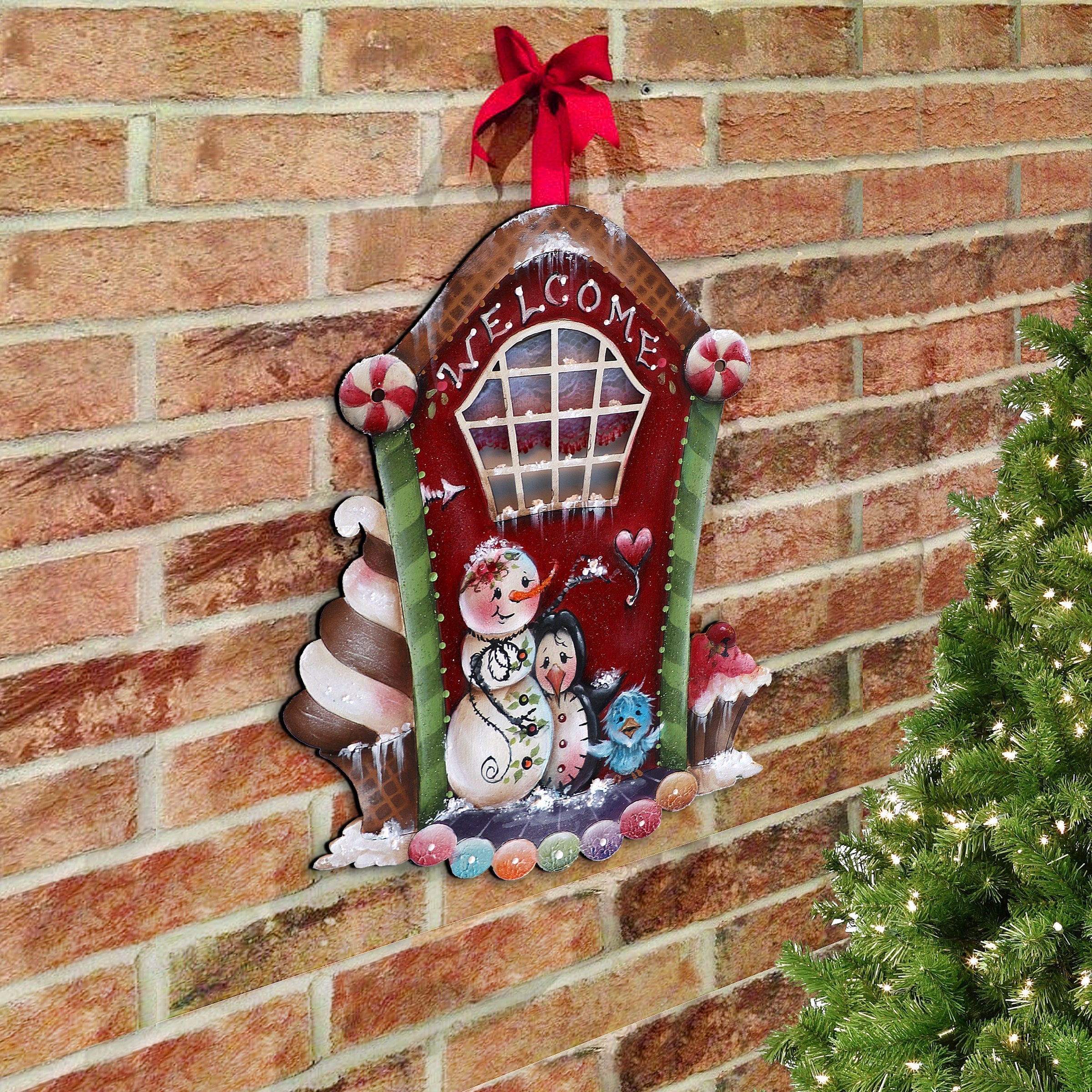 A Season of Sweet Christmas Holiday Door Decor