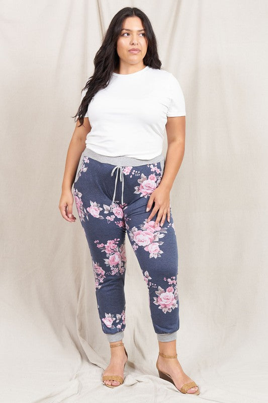 Floral Drawstring Jogger – Cottage in Bloom