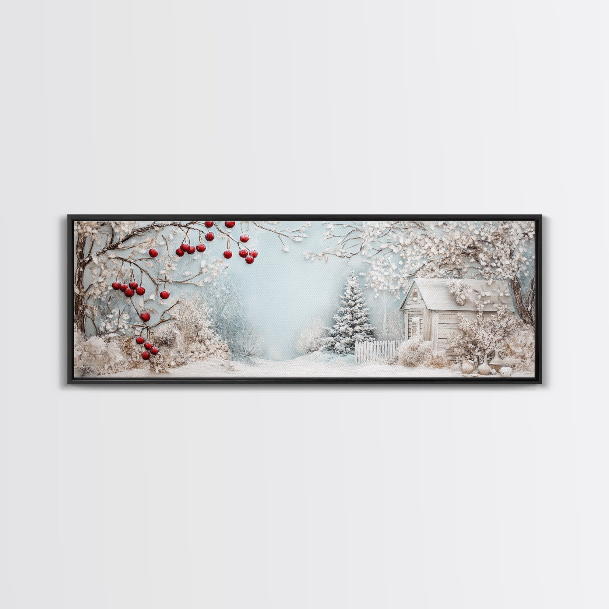 Canvas Print Winter Cherry Art