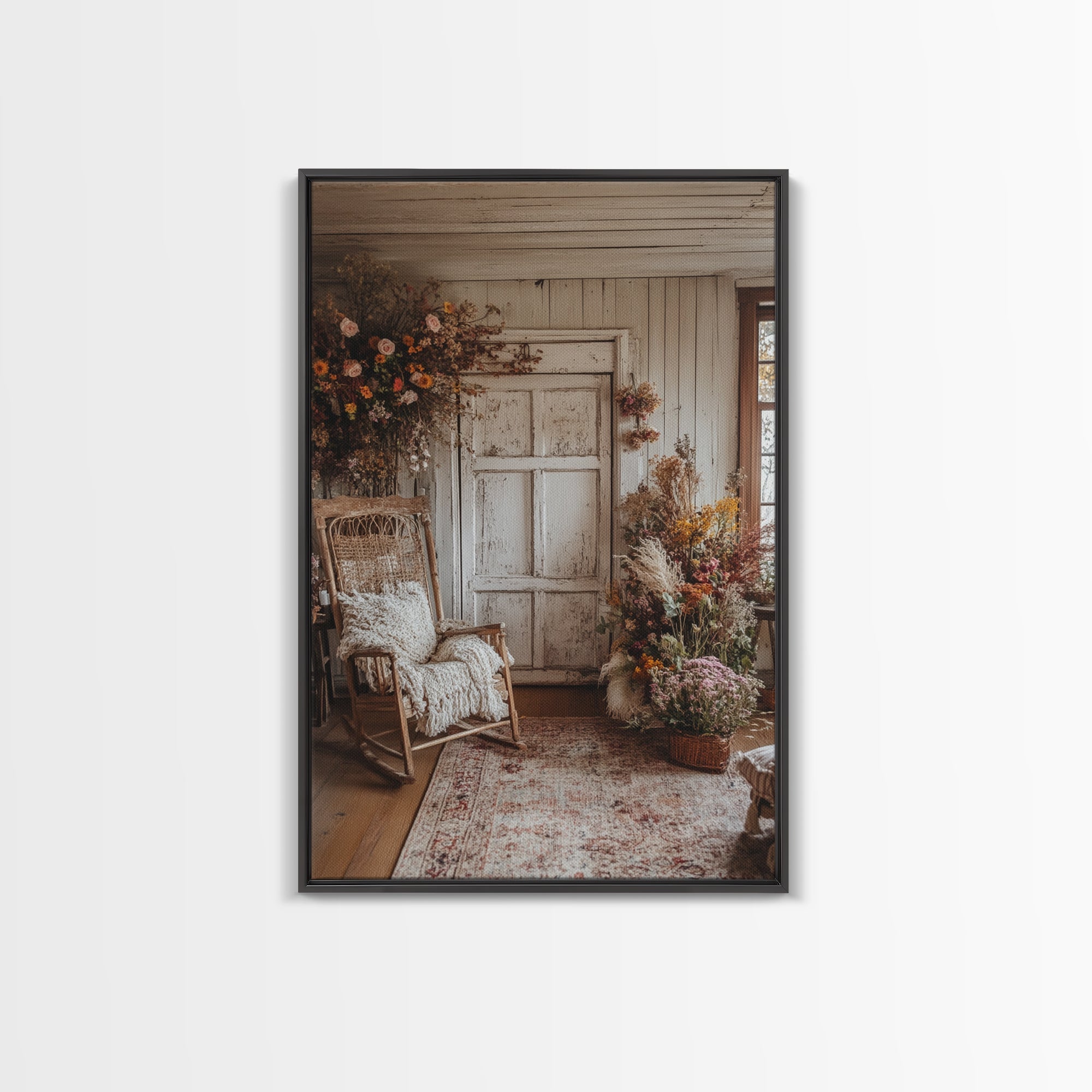 Rustic Floral Wall Art