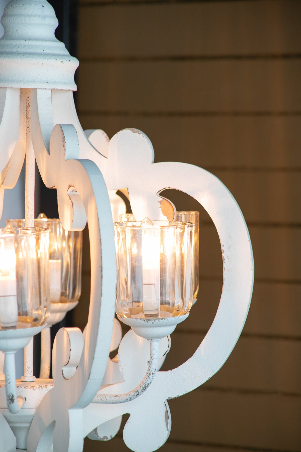 Farmhouse 6-Light Wood Chandelier