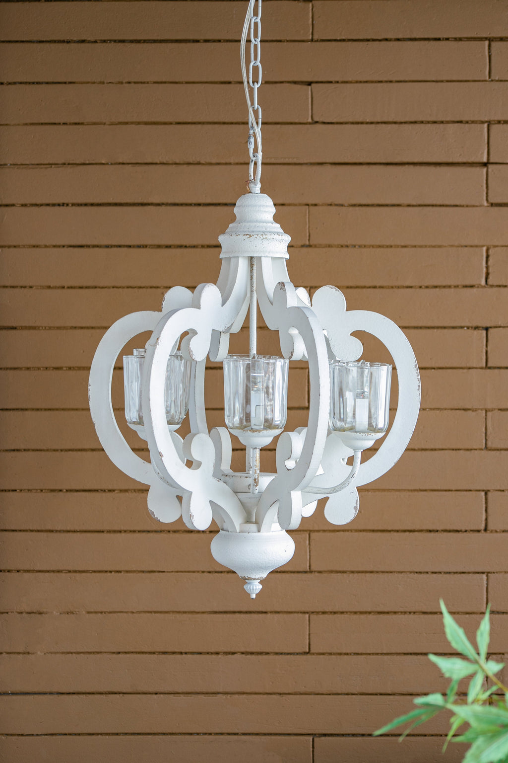 Farmhouse 6-Light Wood Chandelier