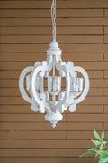 Farmhouse 6-Light Wood Chandelier