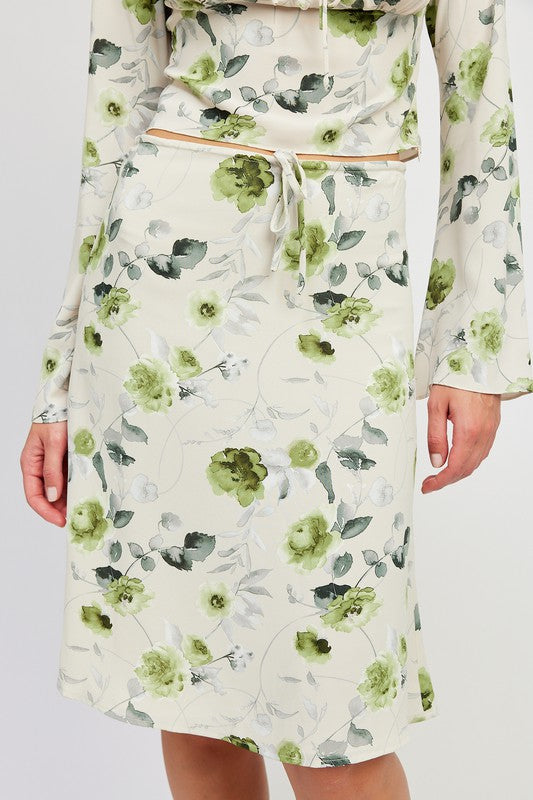 Botanical Garden Midi Skirt