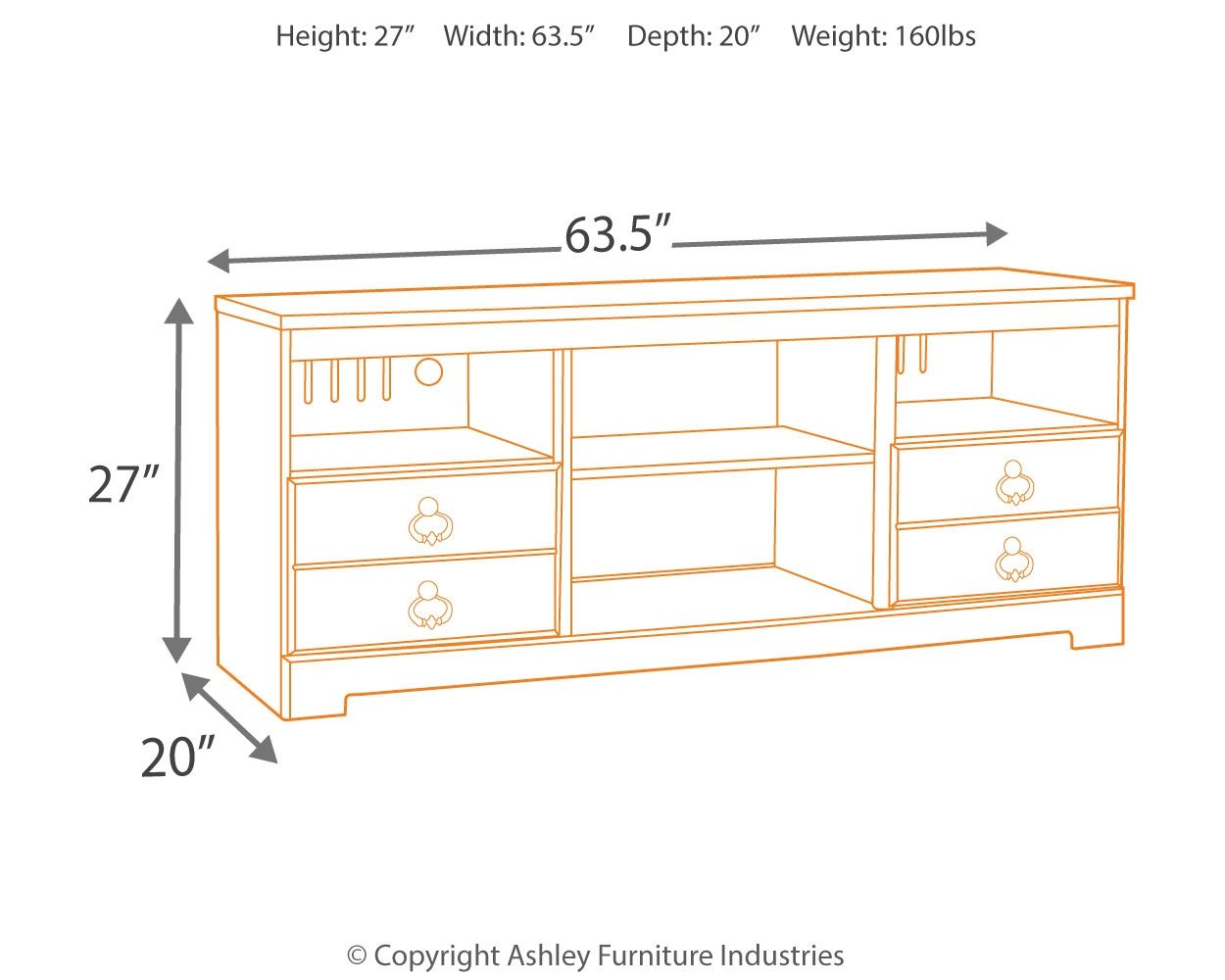 TV Stand With Fireplace Option
