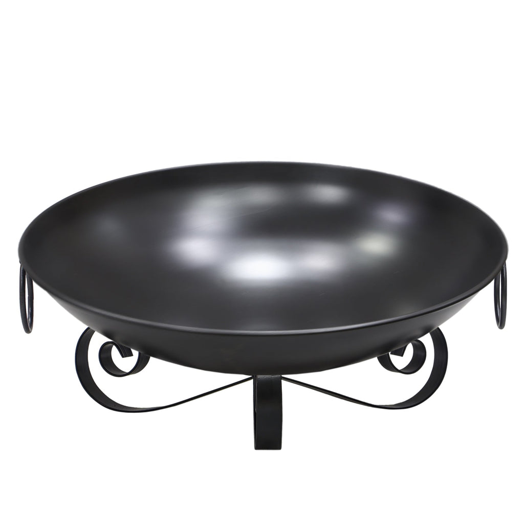 24 Inch Heavy-Duty Metal Fire Pit Bowl