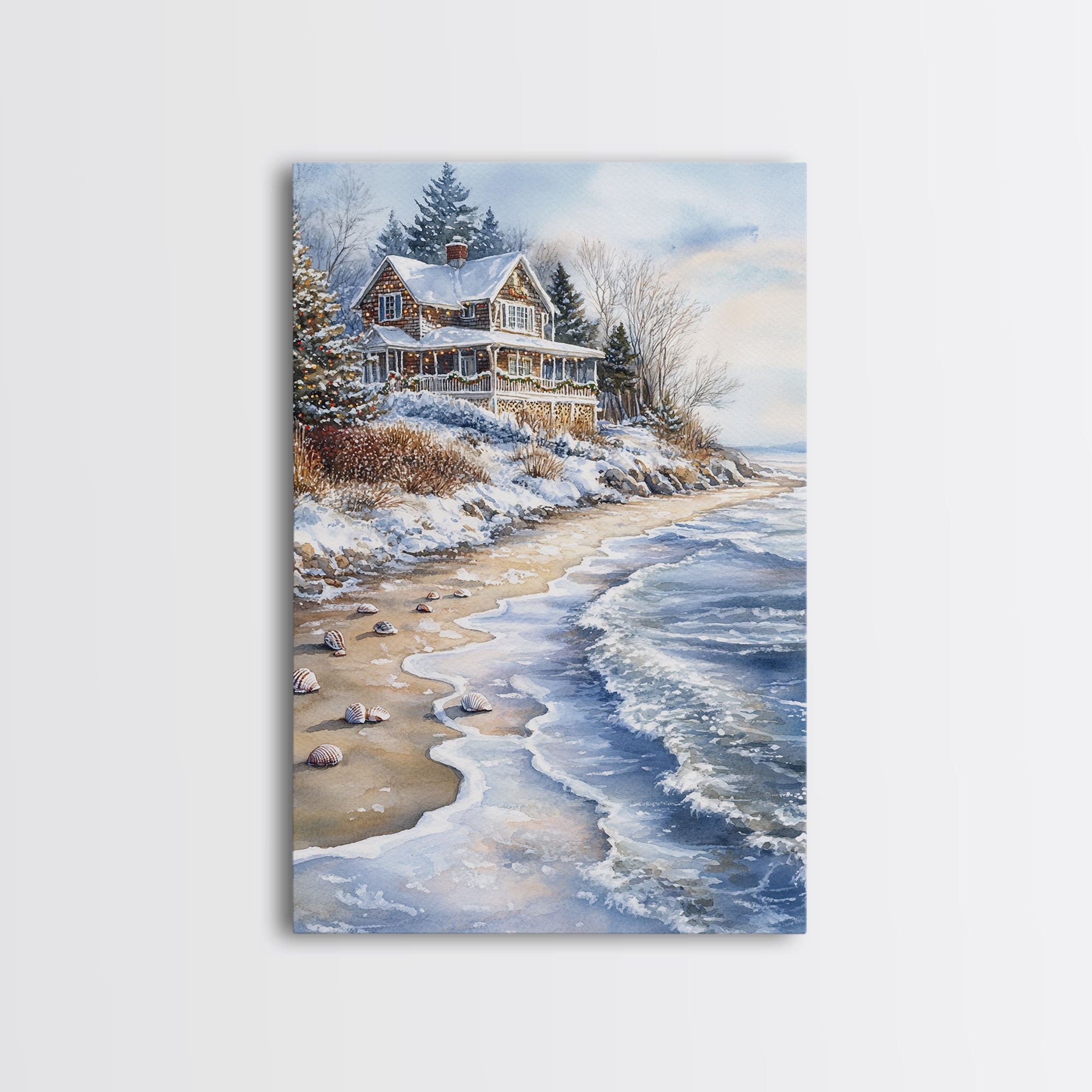 Tropical Christmas Wall Art