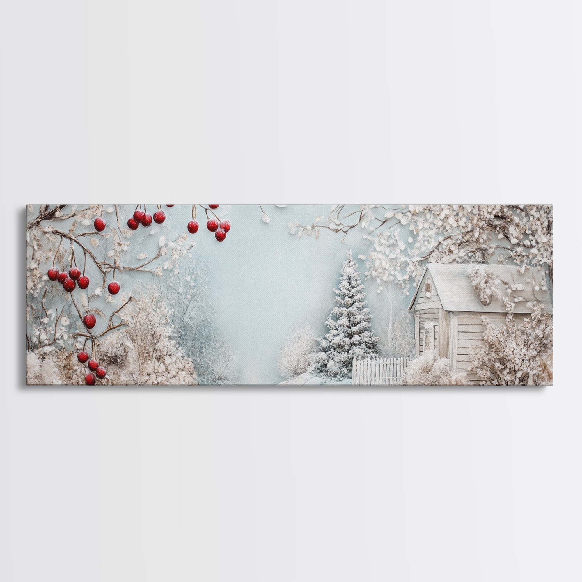 Canvas Print Winter Cherry Art