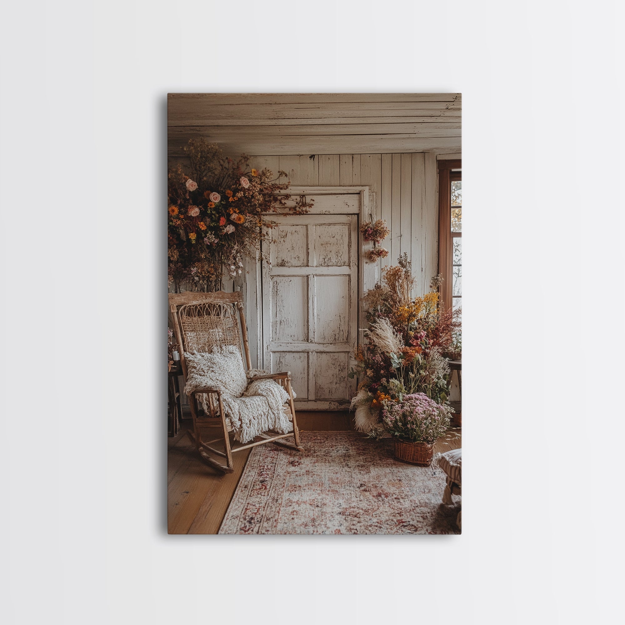 Rustic Floral Wall Art