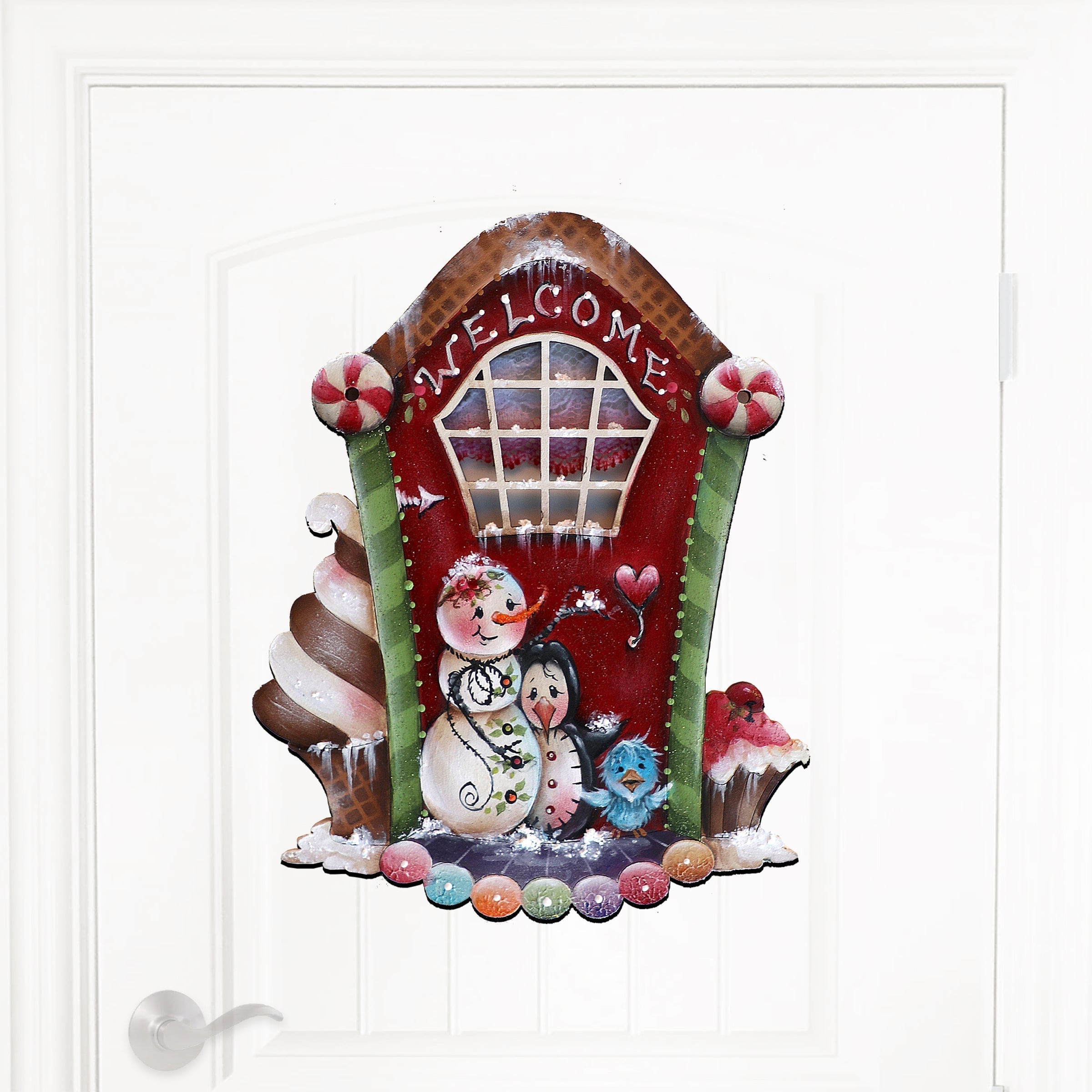 A Season of Sweet Christmas Holiday Door Decor