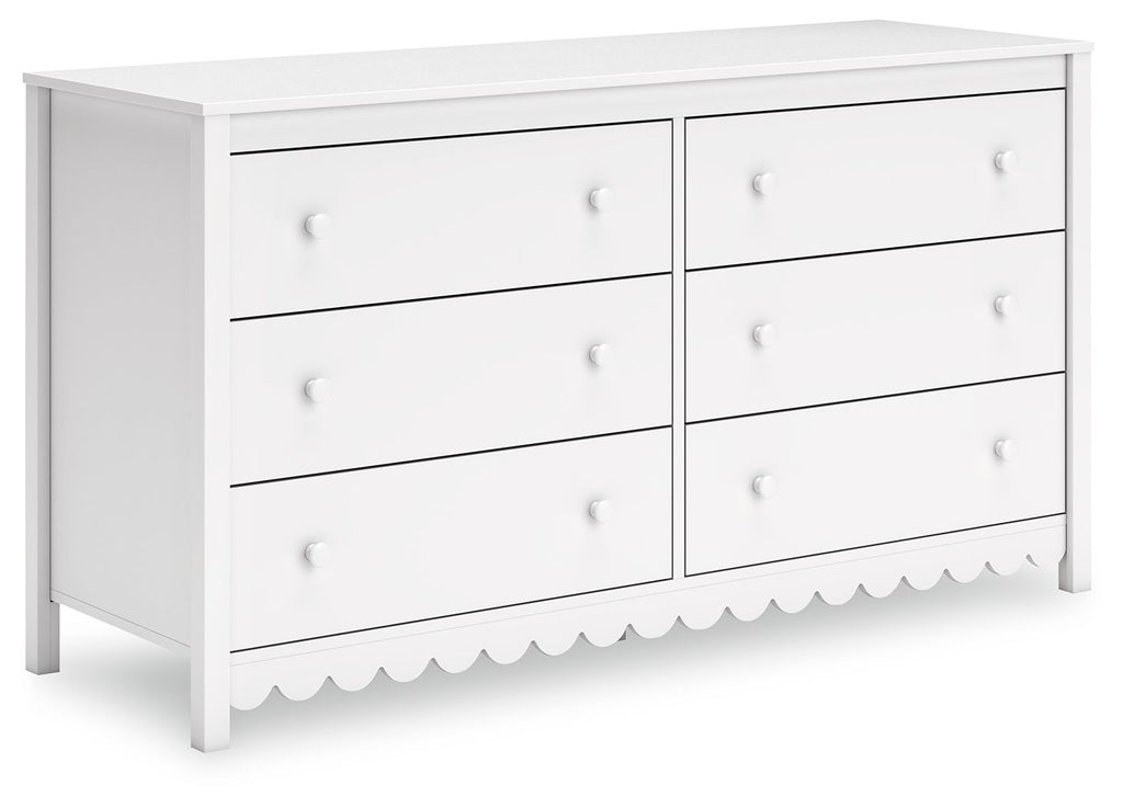 Hallityn - Six Drawer Dresser