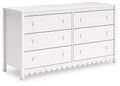 Hallityn - Six Drawer Dresser
