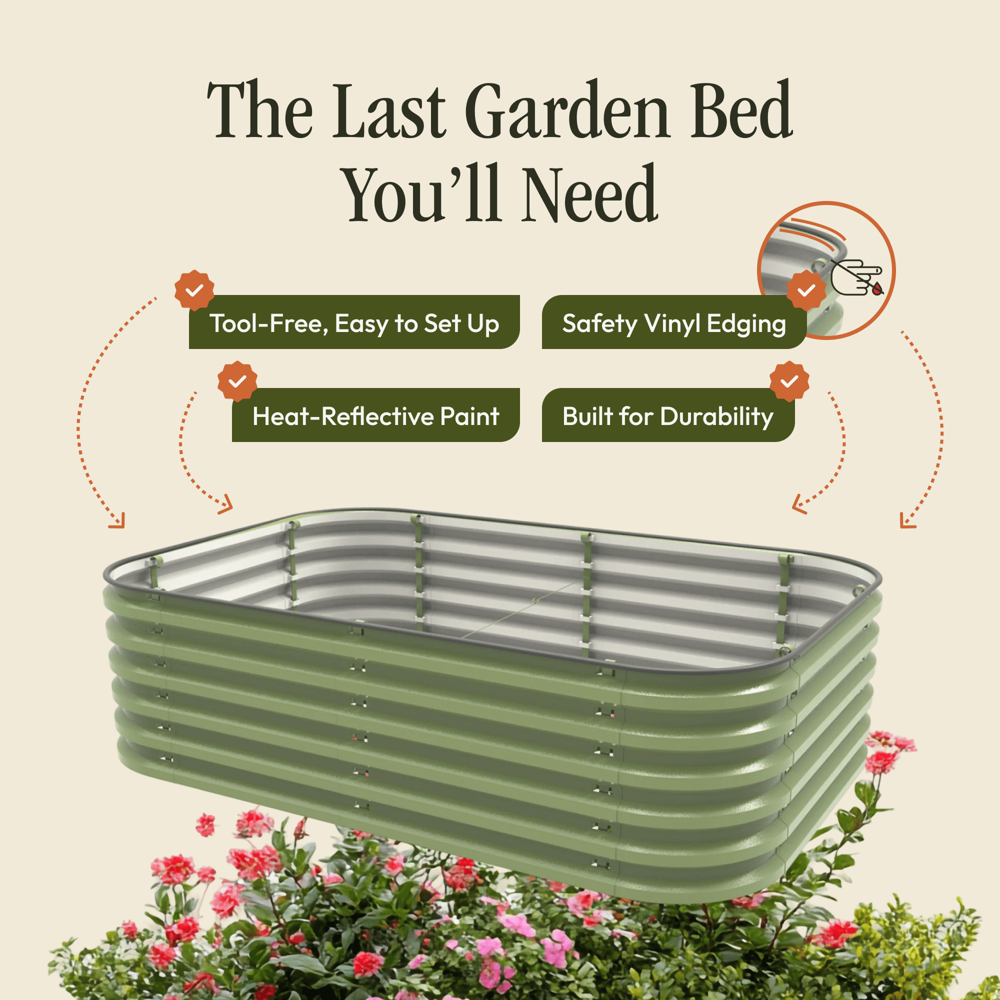 Metal Raised Garden Bed Kit