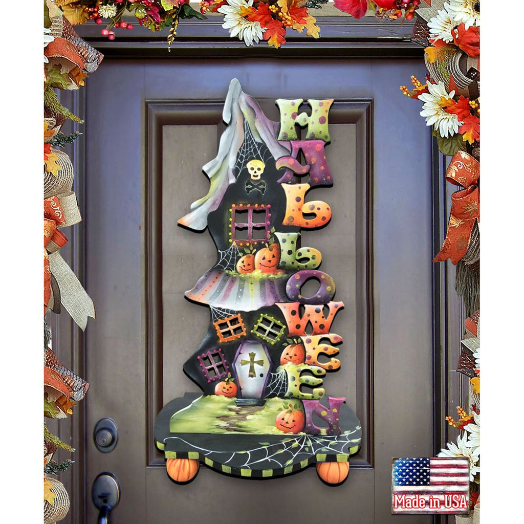 Candle Holder Halloween Door Decor