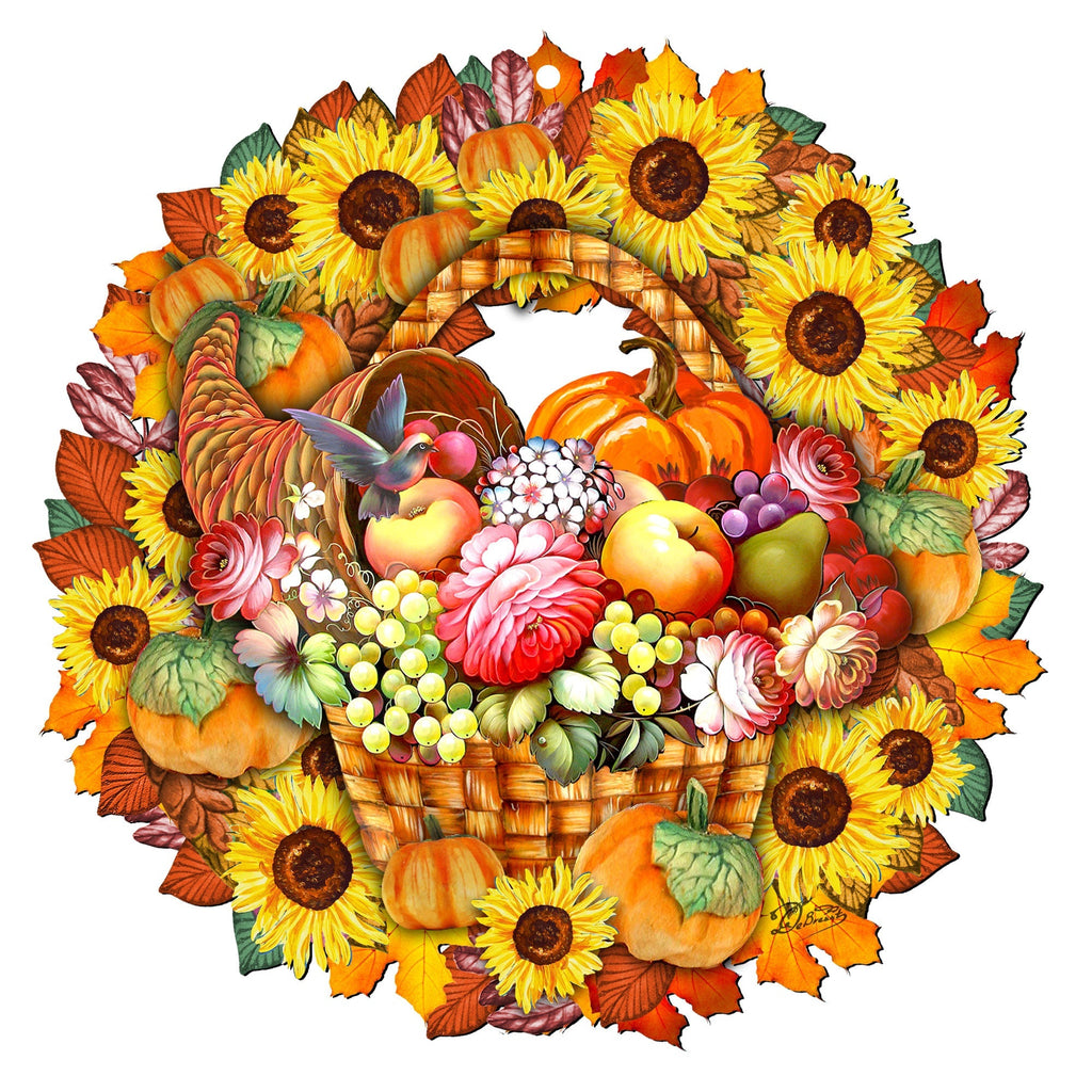 Thanksgiving Holiday Door Wreath