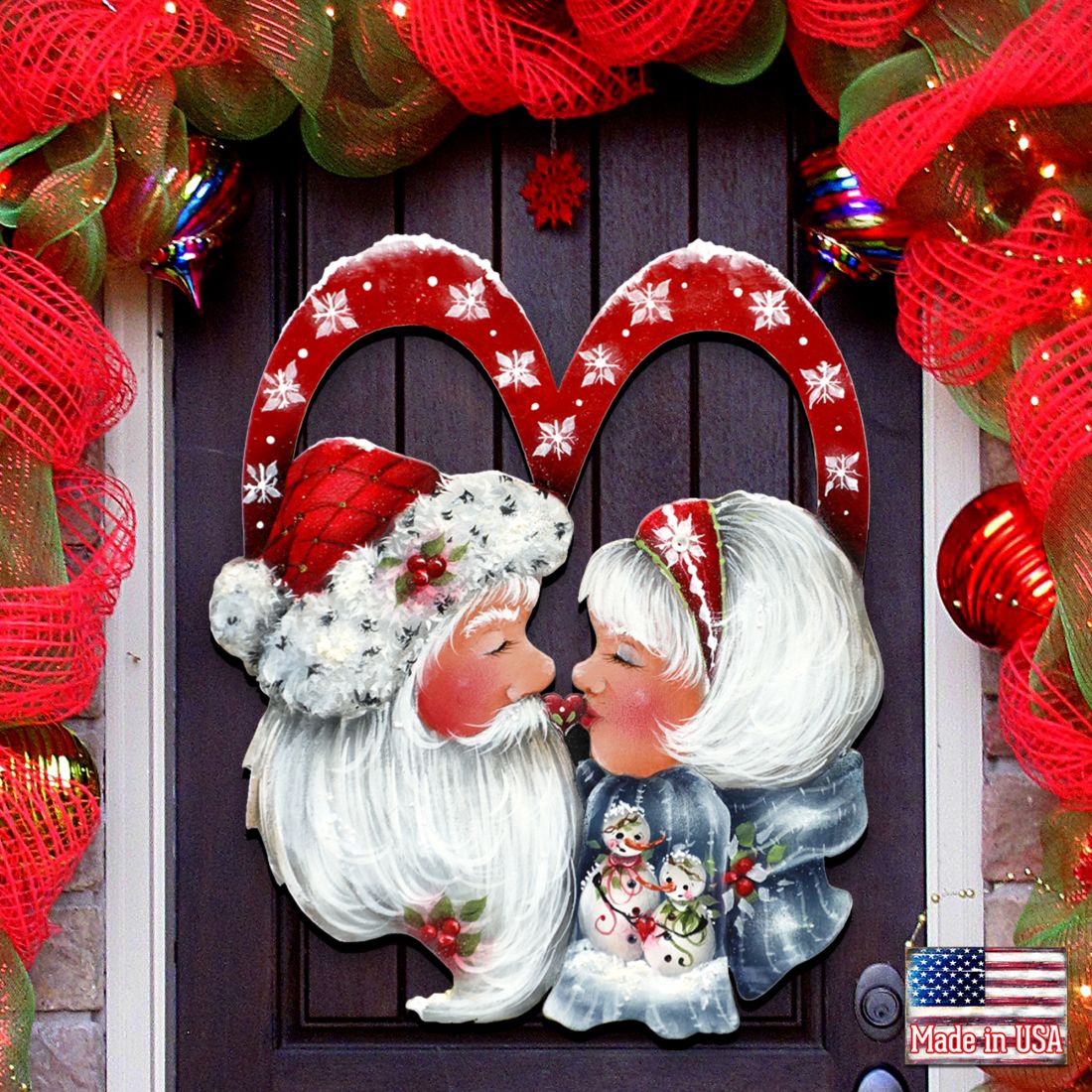 Merry Kissmas! Holiday Door Decor
