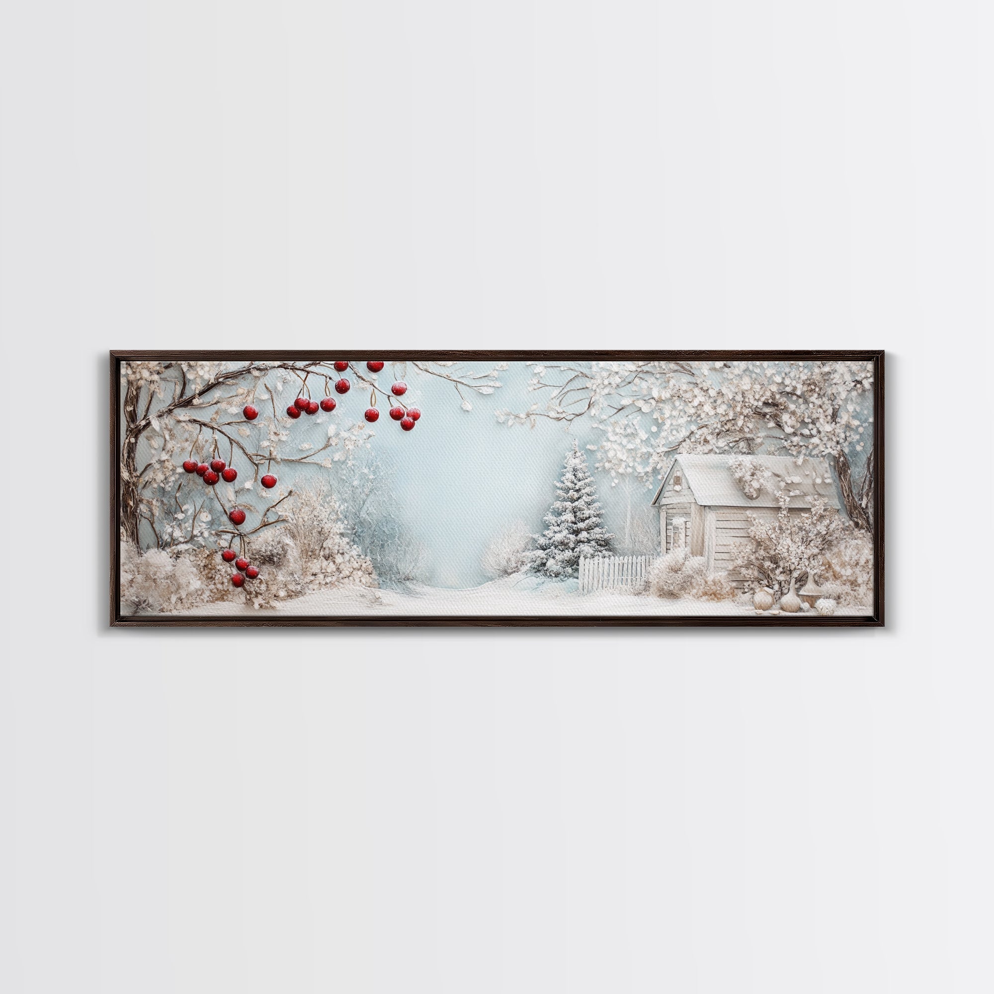 Canvas Print Winter Cherry Art