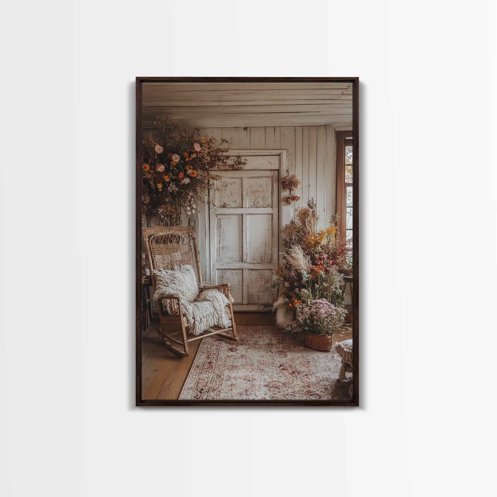 Rustic Floral Wall Art
