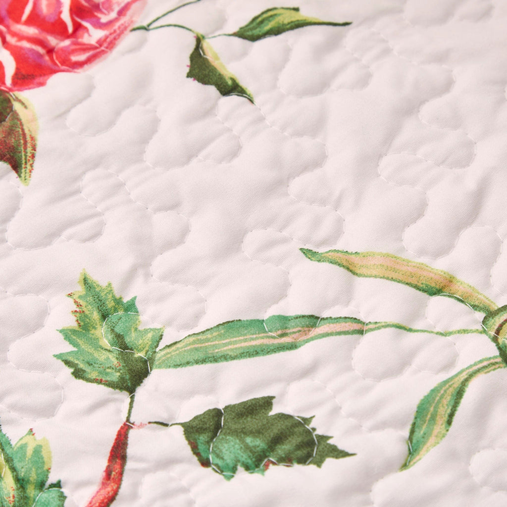 Romantic Roses Pink Quilted Dining Table Runner