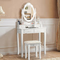 Vanity Dressing Table Set With Dimmable Bulbs