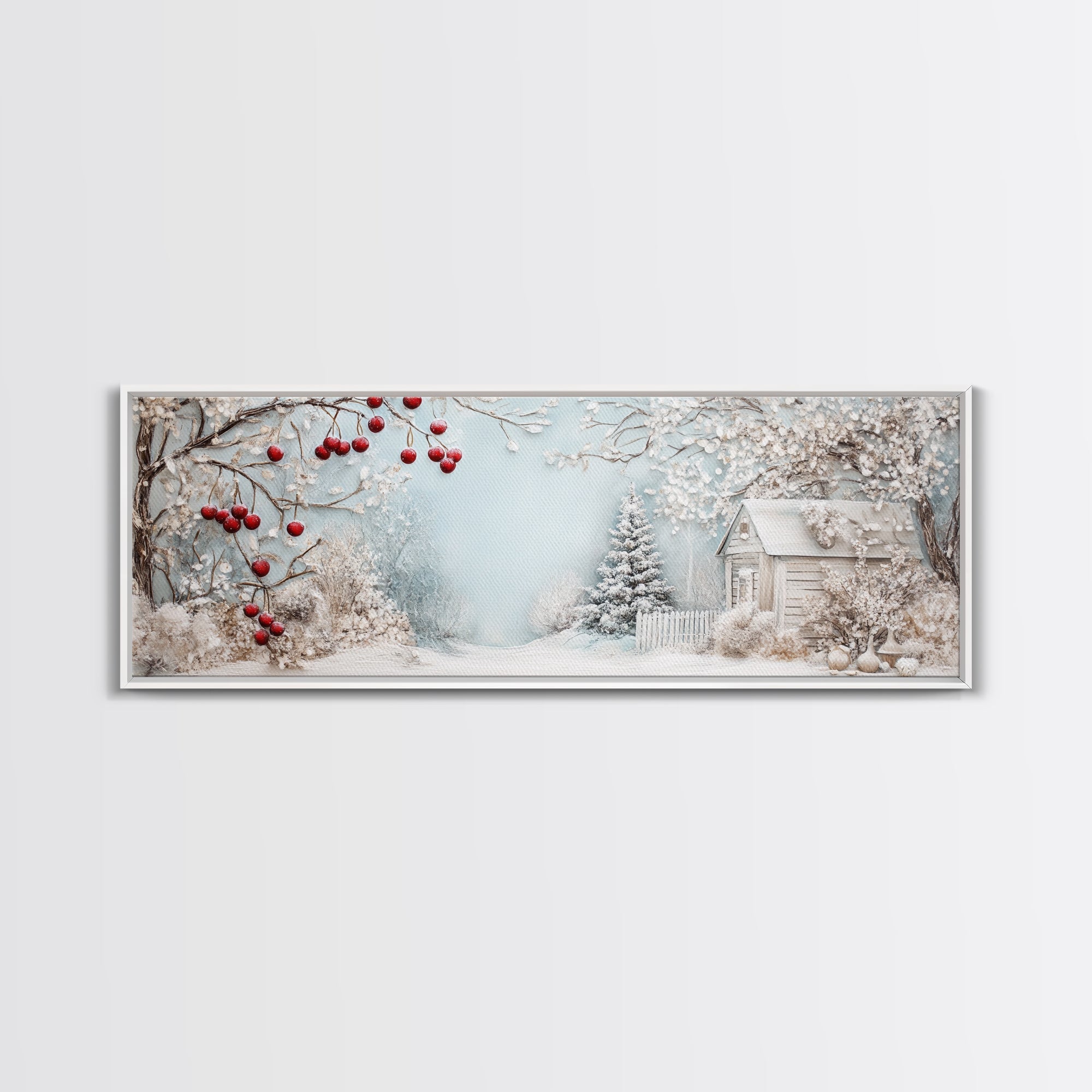 Canvas Print Winter Cherry Art