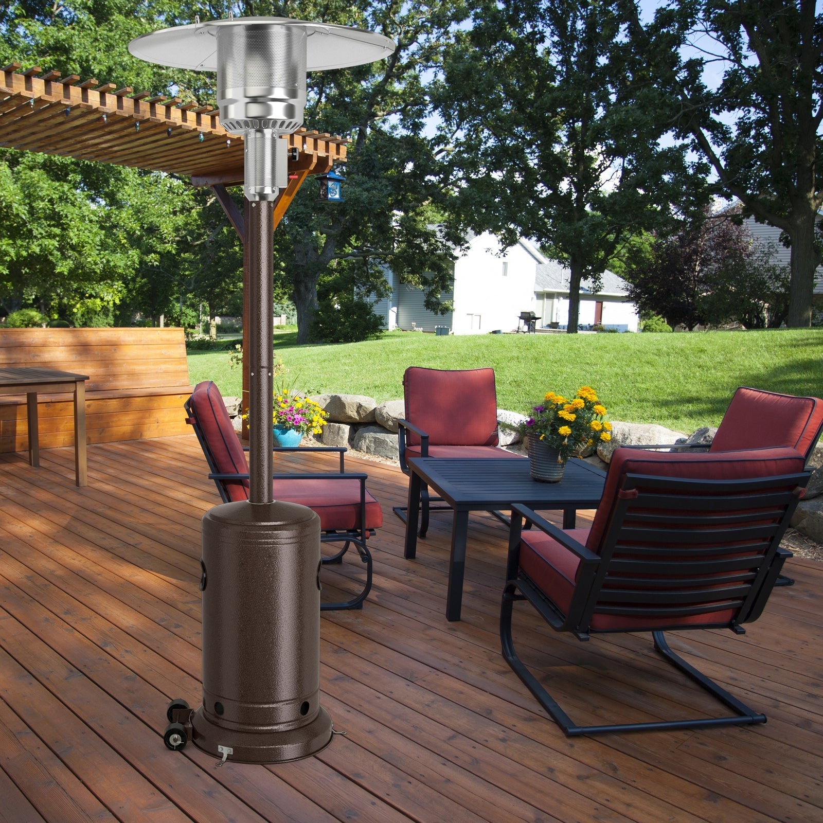 50000 BTU Stainless Steel Propane Patio Heater