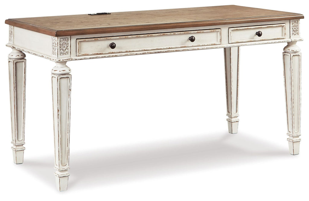 Realyn - Home Office Desk - Light Brown