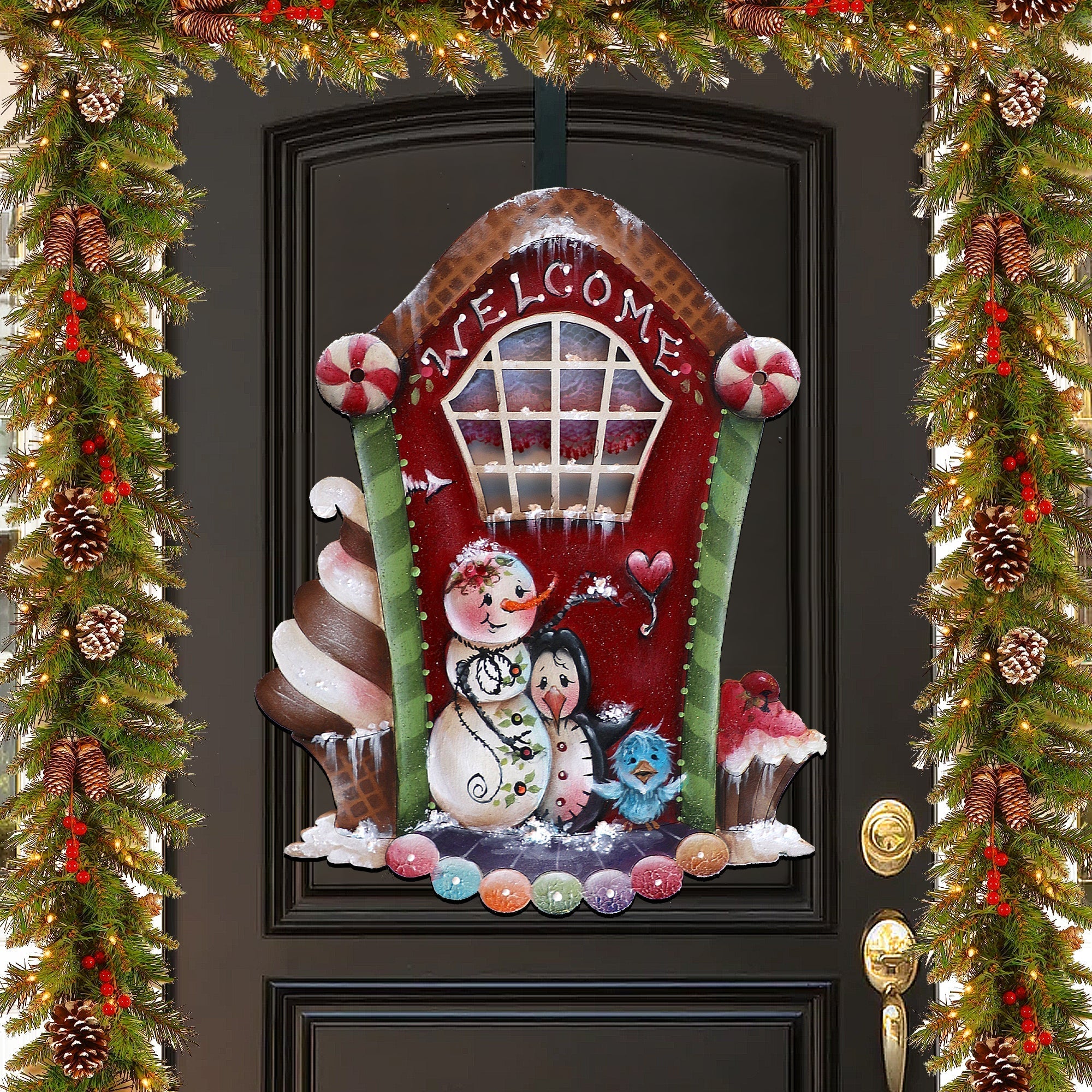 A Season of Sweet Christmas Holiday Door Decor