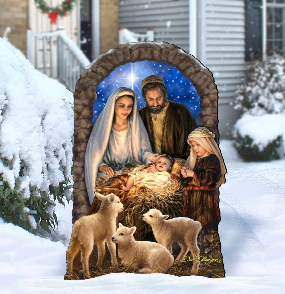 Miracle Nativity Outdoor Decor