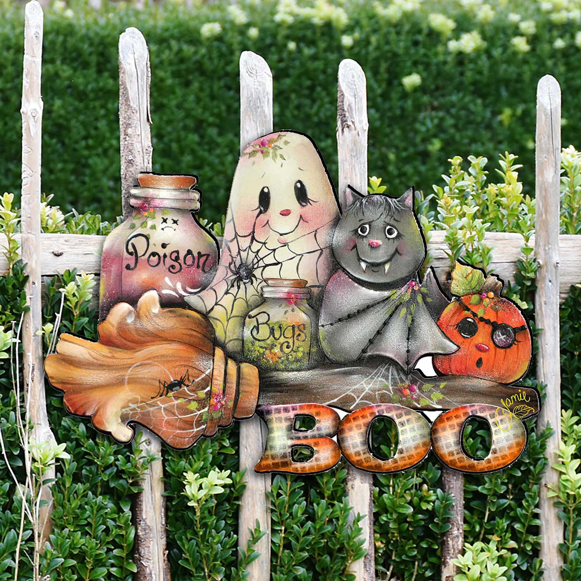 Brunhilda's Broom! Halloween Door Decor