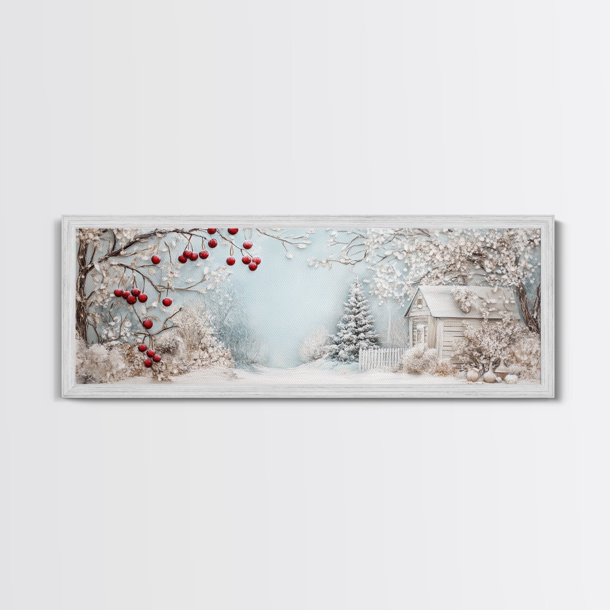 Canvas Print Winter Cherry Art