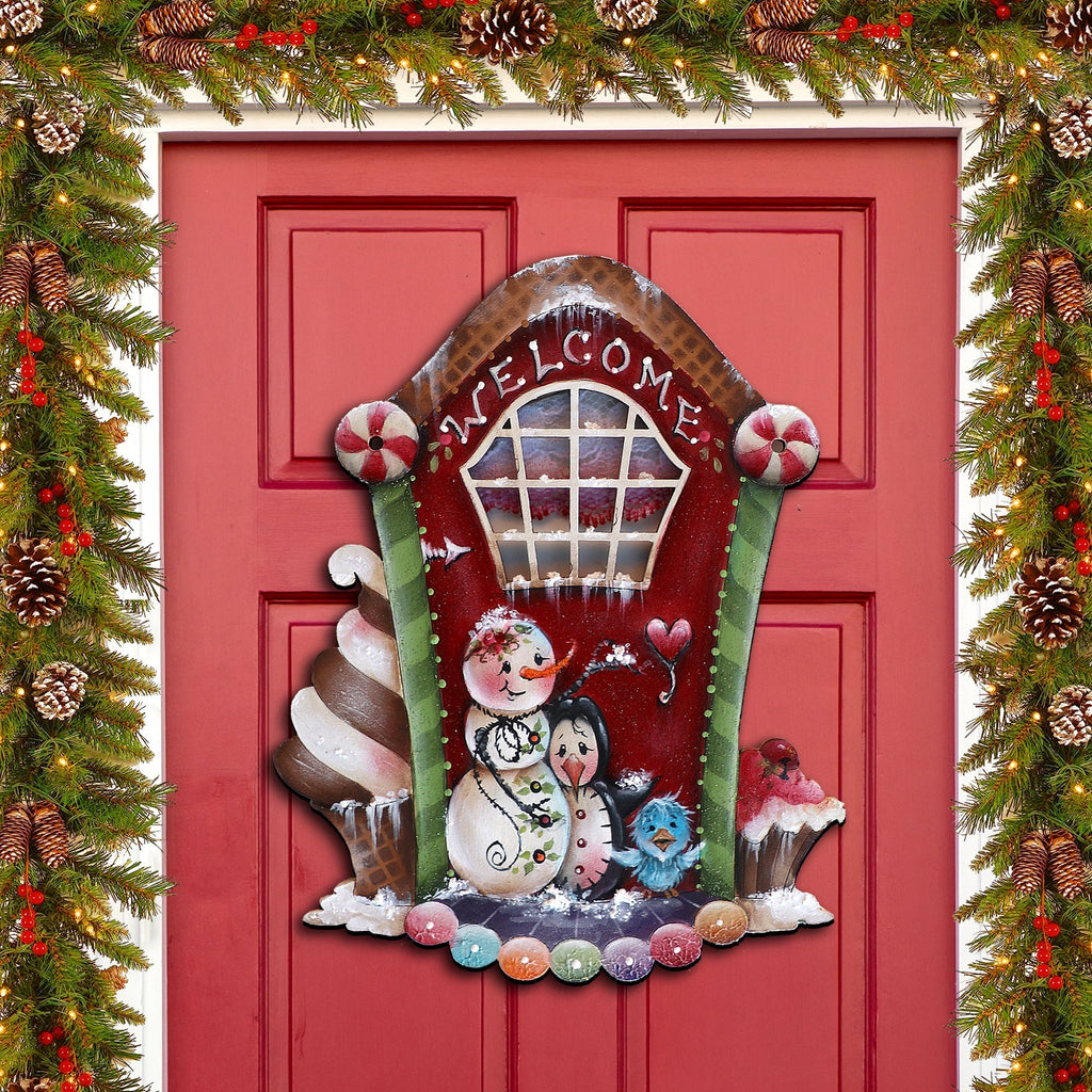 A Season of Sweet Christmas Holiday Door Decor
