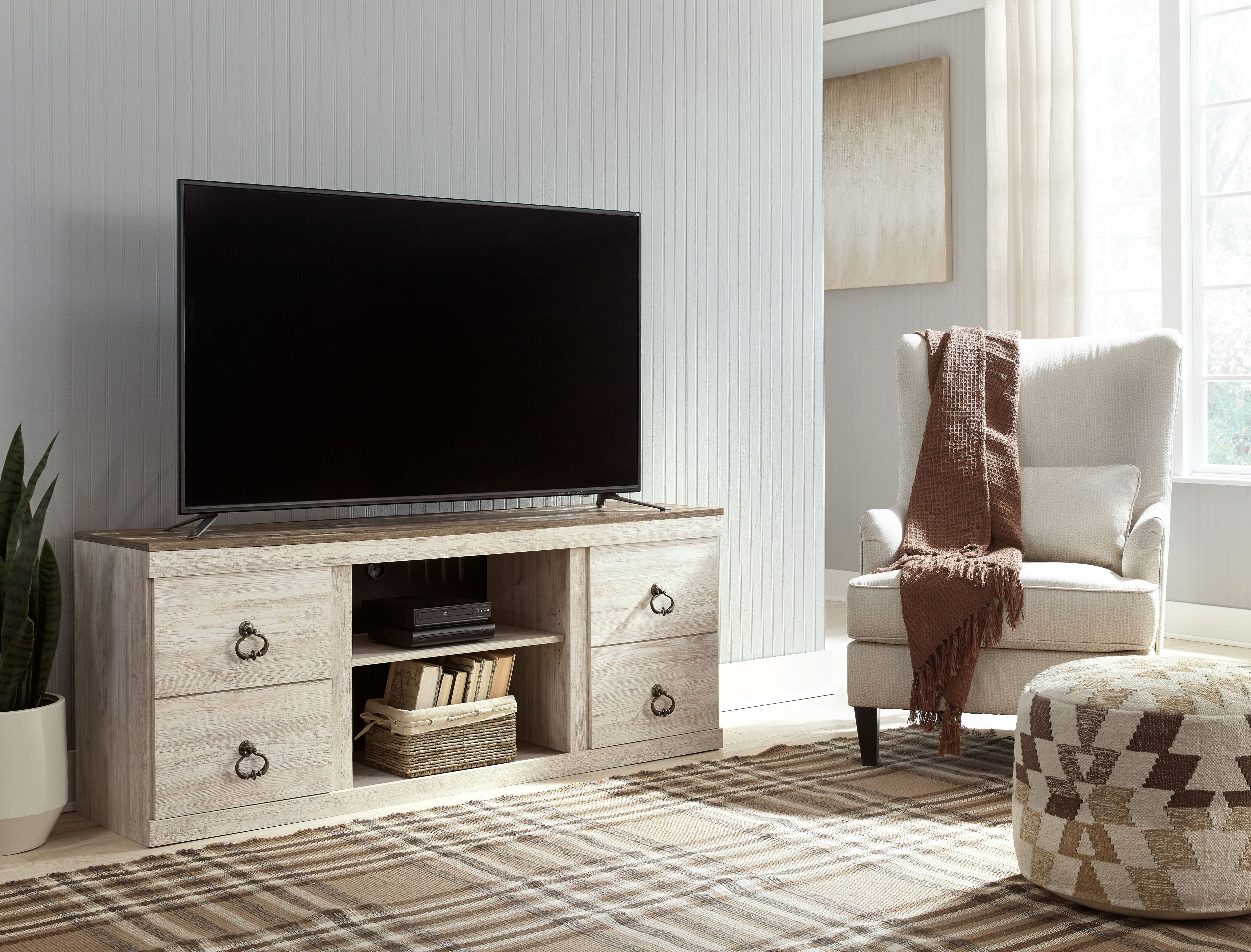 TV Stand With Fireplace Option
