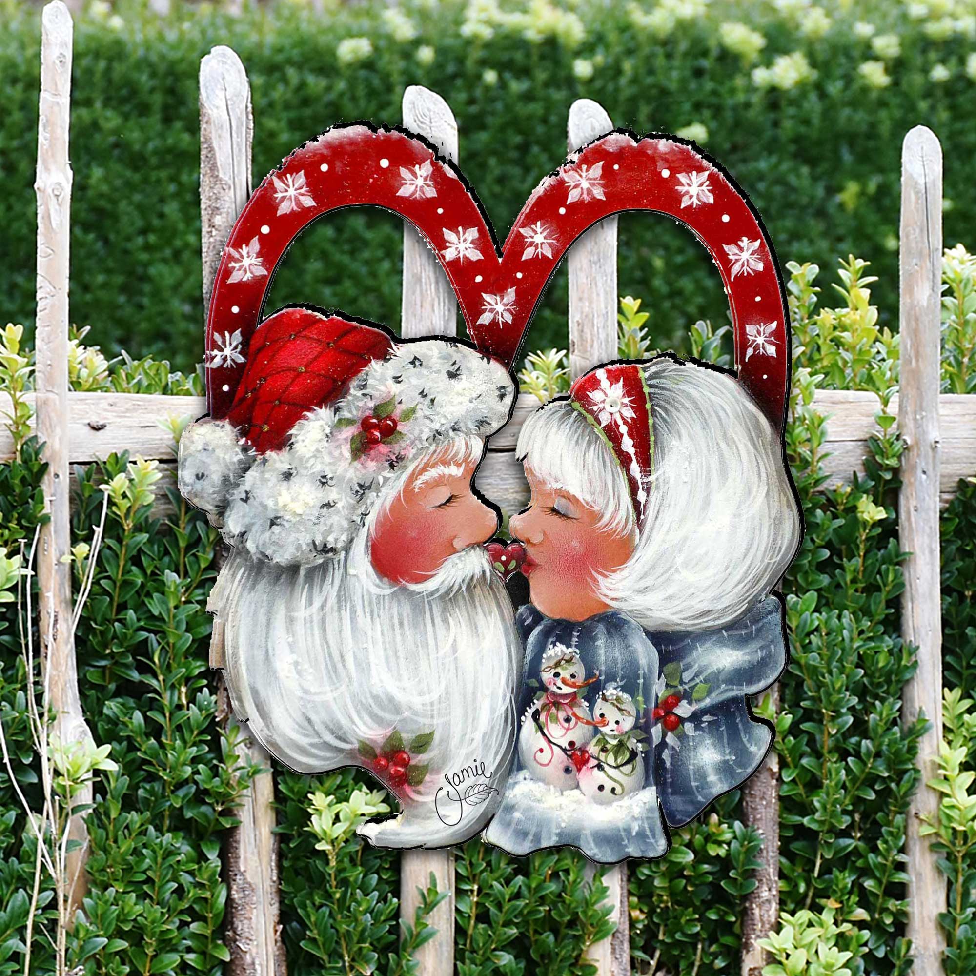 Merry Kissmas! Holiday Door Decor