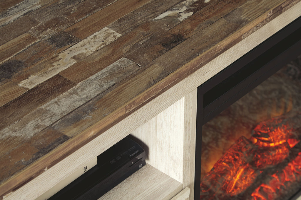 TV Stand With Fireplace Option