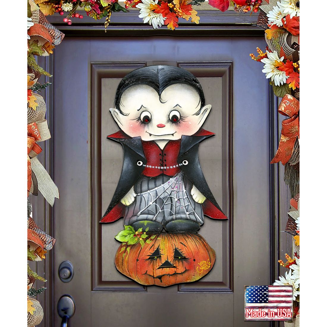 Dracula Halloween Door Decor